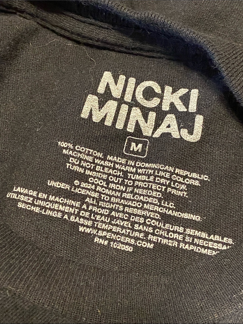 Nicki Minaj Pink Friday 2 graphic t-shirt. airbrush-style graphic Size Medium - Picture 5 of 5